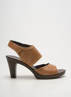 Sandales/nu Pieds Karston Marron Talon De 7 À 9cm