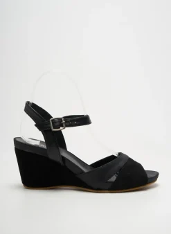Sandales/nu Pieds Karston Noir Talon De 7 À 9cm
