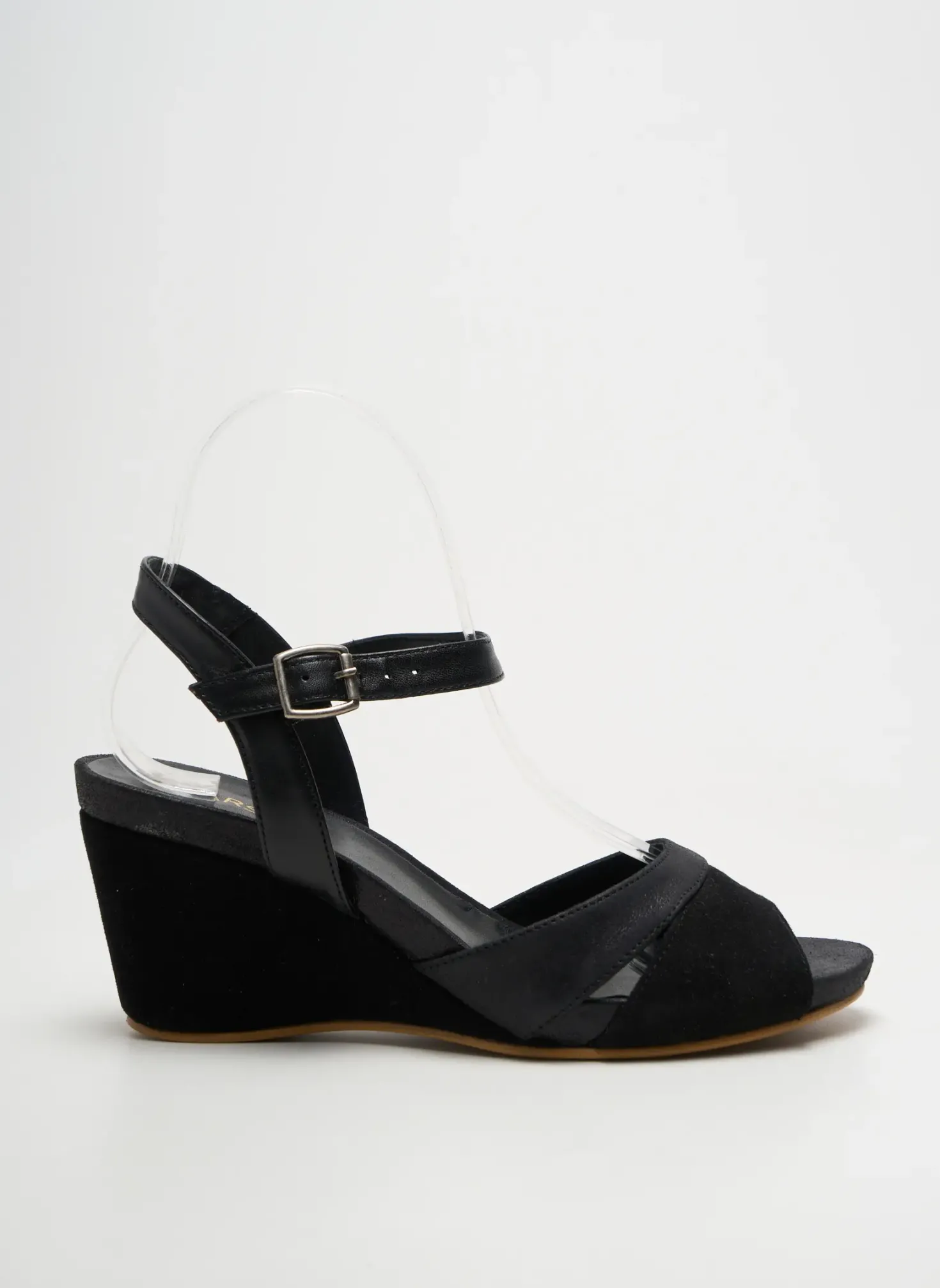 Sandales/nu Pieds Karston Noir Talon De 7 À 9cm