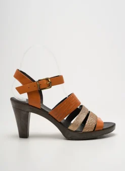 Sandales/nu Pieds Karston Orange Talon De 7 À 9cm