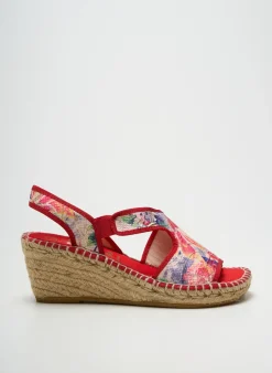 Sandales/nu Pieds La Maison De L'espadrille Rouge Talon De 4 À 6cm