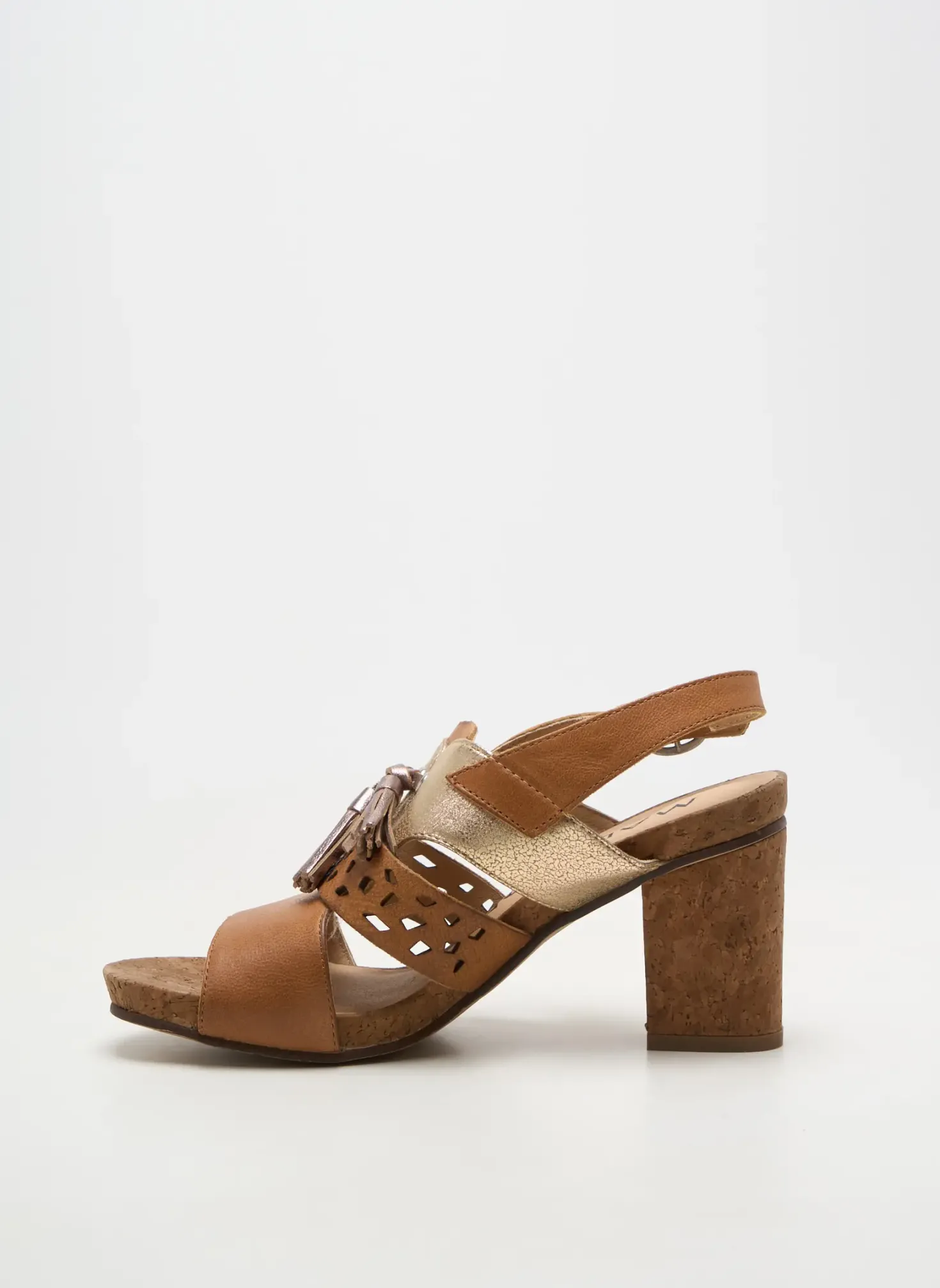Sandales/nu Pieds Madison Marron Talon De 7 À 9cm