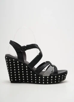 Sandales/nu Pieds Mam'zelle Noir Talon Haut De 10cm Et Plus
