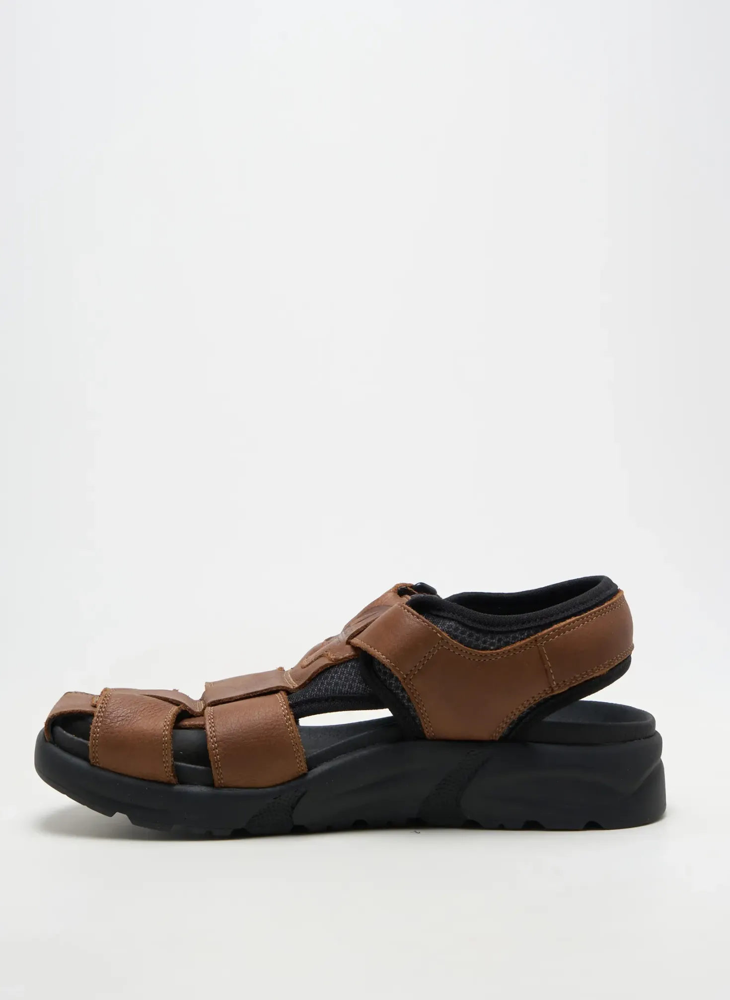 Sandales/nu Pieds Mephisto Marron Bout Ouvert