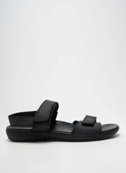 Sandales/nu Pieds Mephisto Noir Bout Ouvert