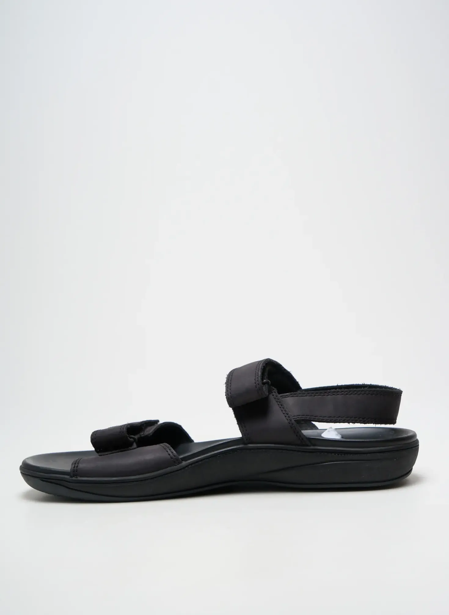 Sandales/nu Pieds Mephisto Noir Bout Ouvert