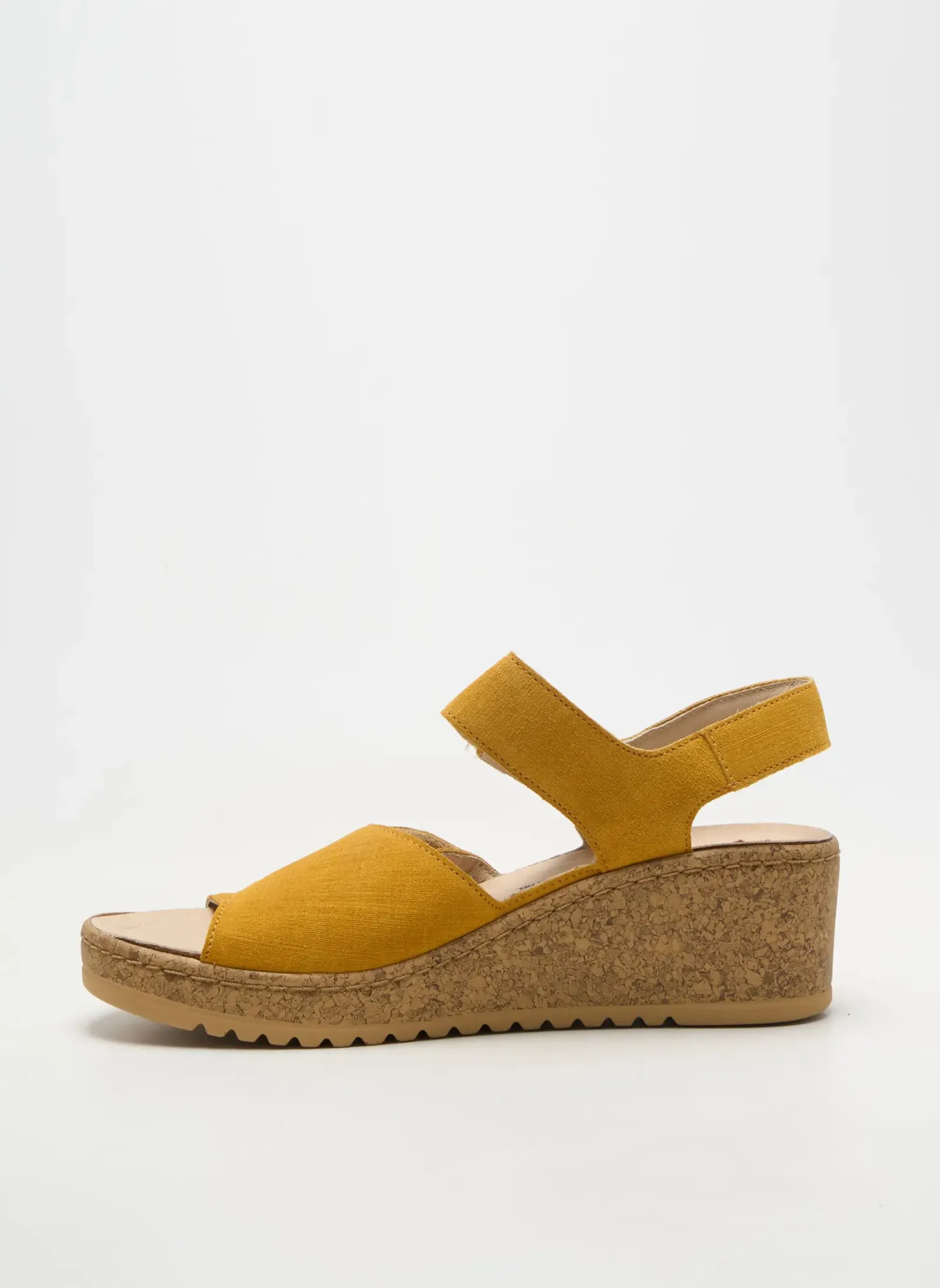 Sandales/nu Pieds Mobils Jaune Talon De 4 À 6cm