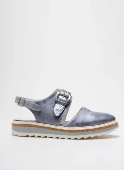 Sandales/nu Pieds Philippe Morvan Bleu Talon De 4 À 6cm