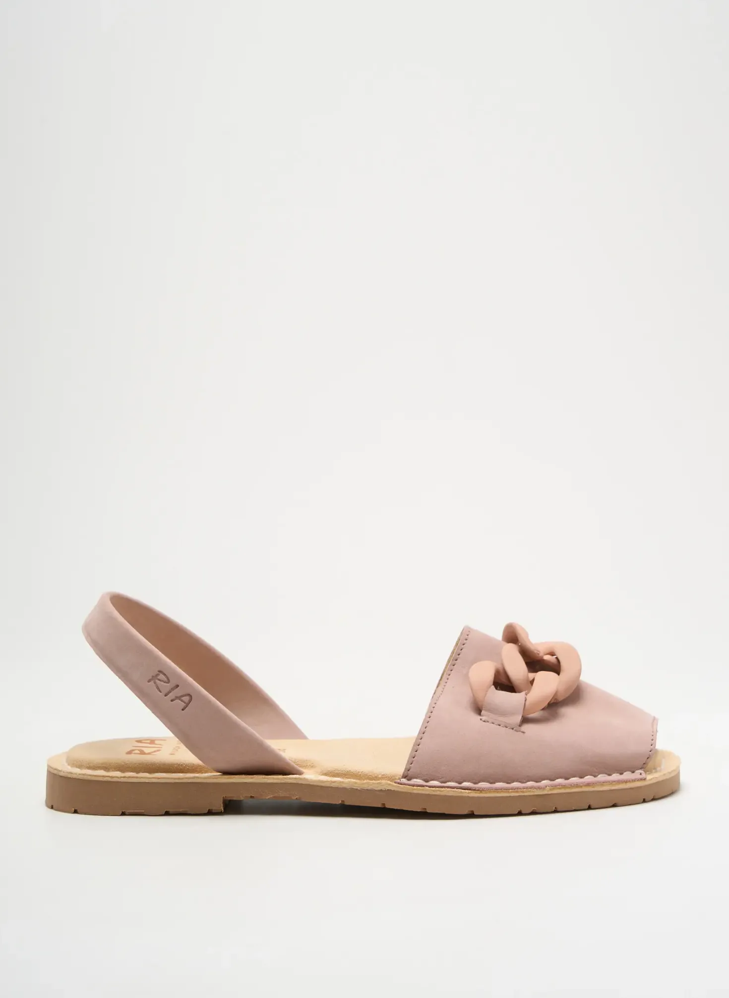 Sandales/nu Pieds Ria Menorca Rose Talon Plat Jusqu'à 3cm