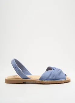 Sandales/nu Pieds Ria Menorca Bleu Talon Plat Jusqu'à 3cm
