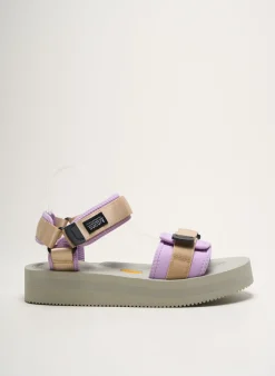 Sandales/nu Pieds Suicoke Violet Bout Ouvert