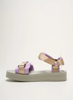 Sandales/nu Pieds Suicoke Violet Bout Ouvert