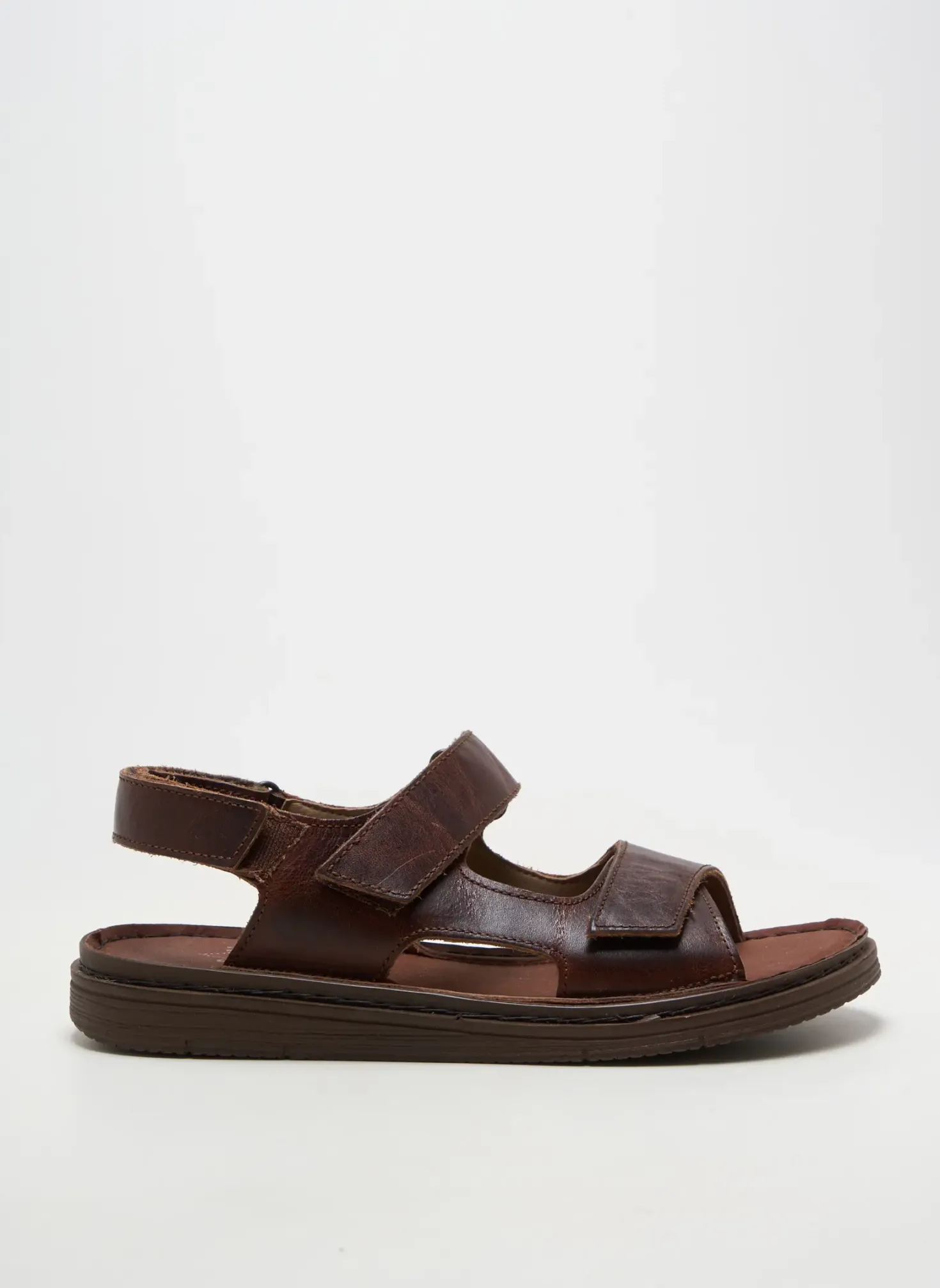 Sandales/nu Pieds Swedi Marron Bout Ouvert