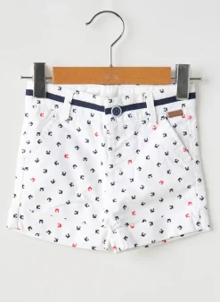 Short Boboli Blanc Taille Ajustable
