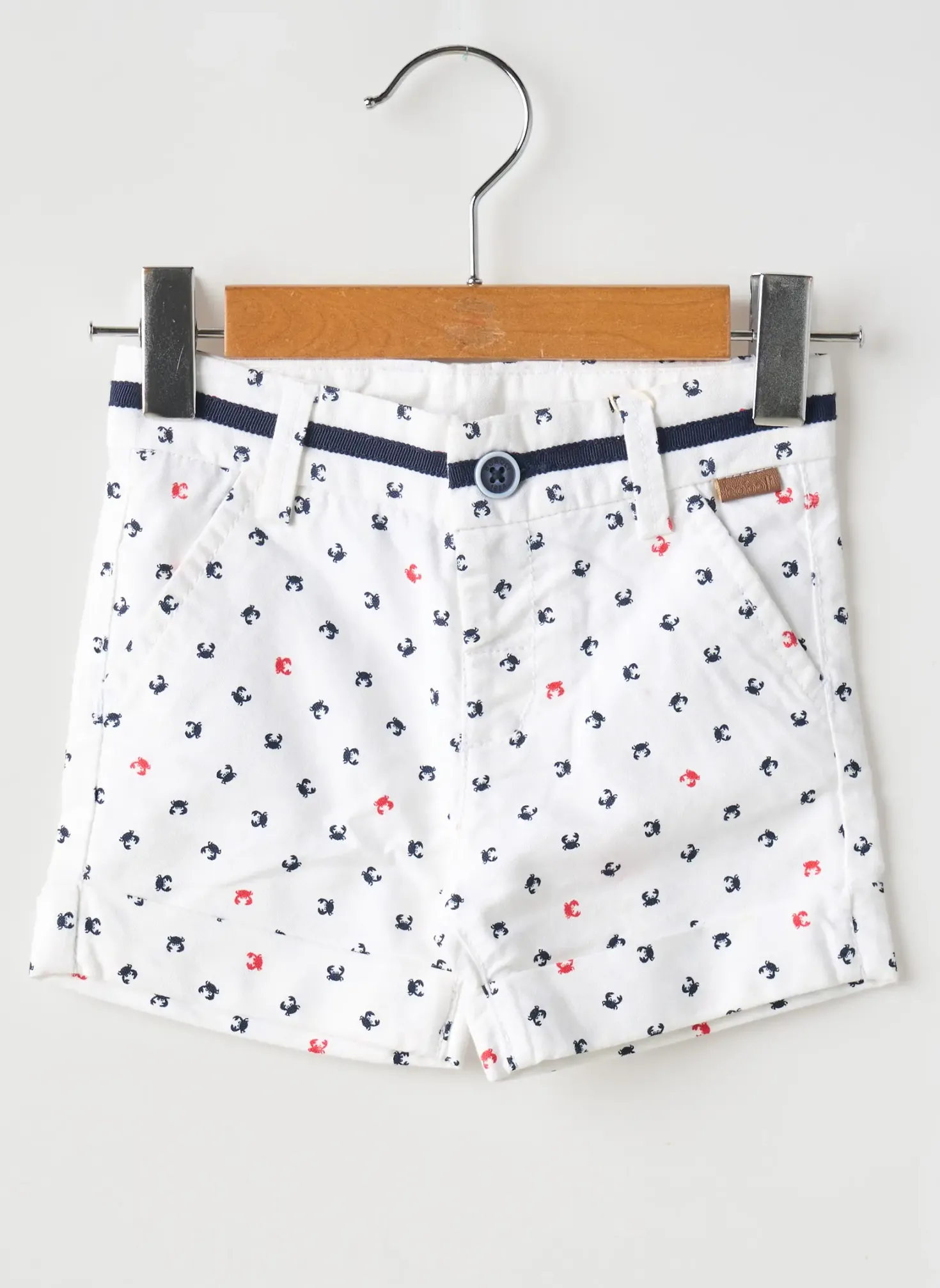 Short Boboli Blanc Taille Ajustable