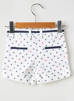 Short Boboli Blanc Taille Ajustable