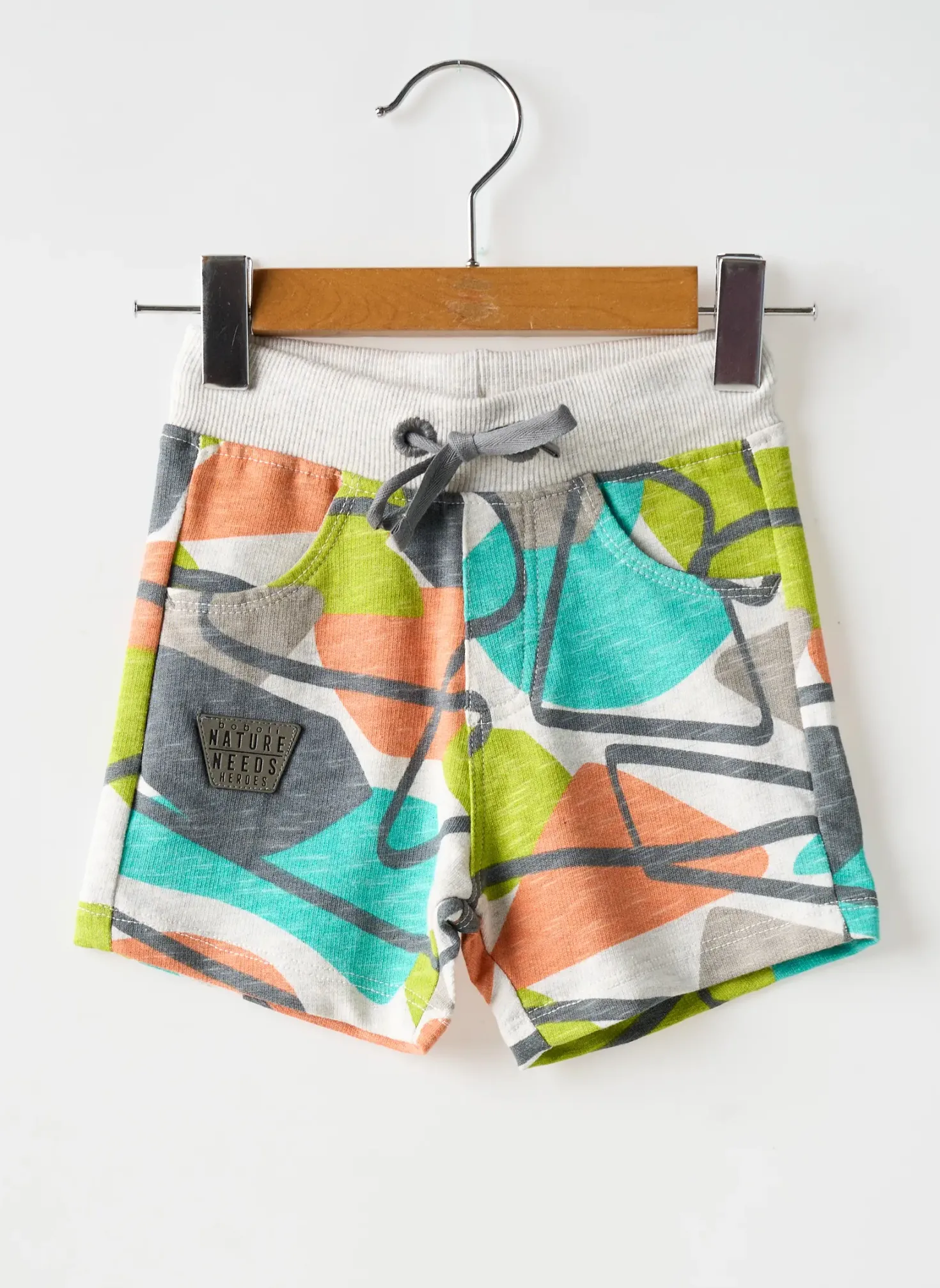 Short Boboli Gris Taille Élastique