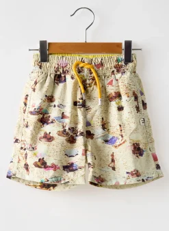 Short De Bain Europann Beige