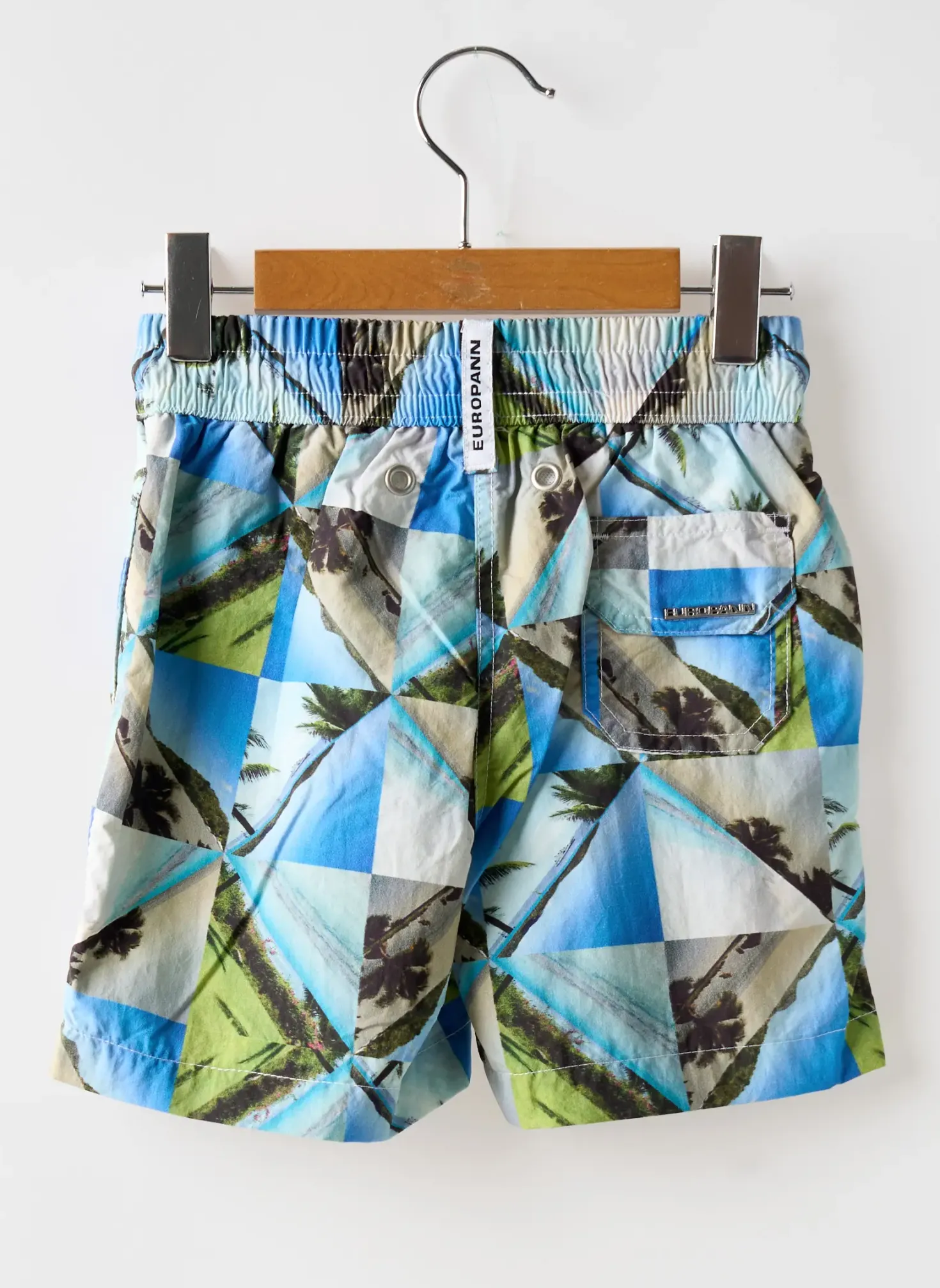 Short De Bain Europann Bleu