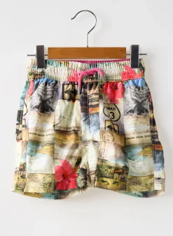 Short De Bain Europann Marron