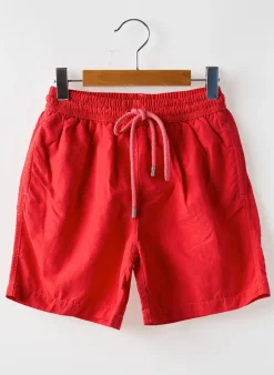 Short De Bain Europann Rouge