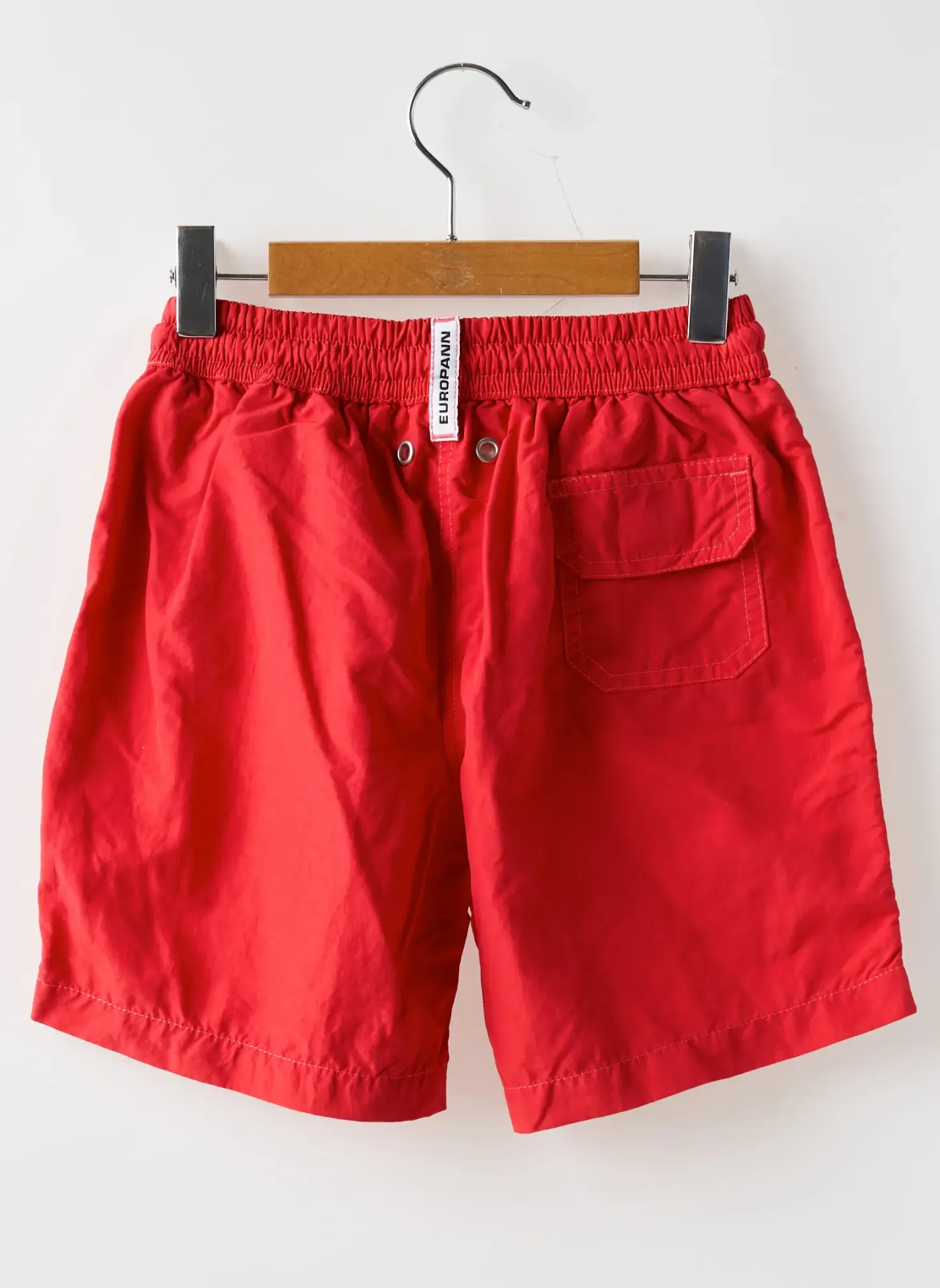 Short De Bain Europann Rouge