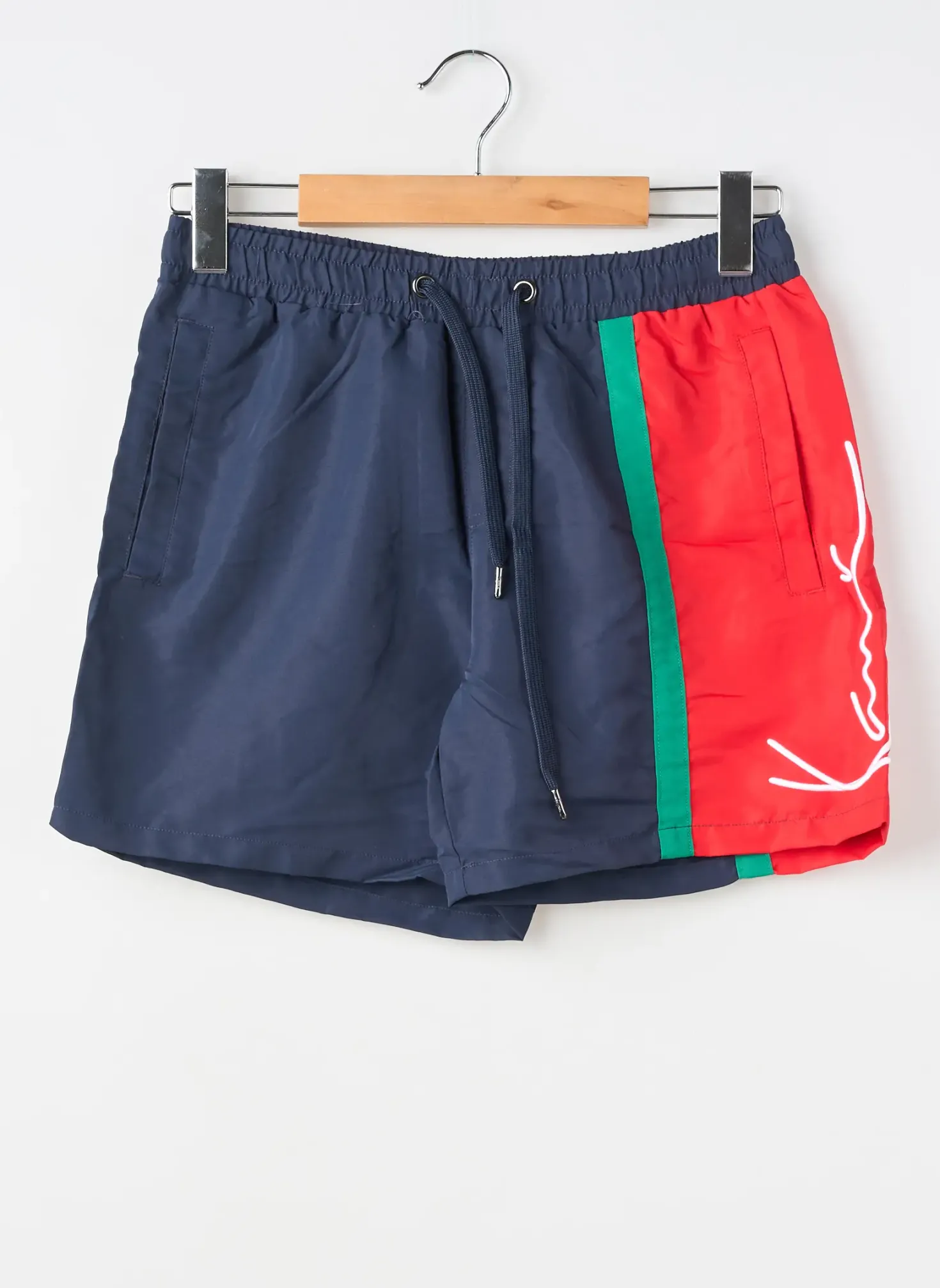 Short De Bain Karl Kani Bleu