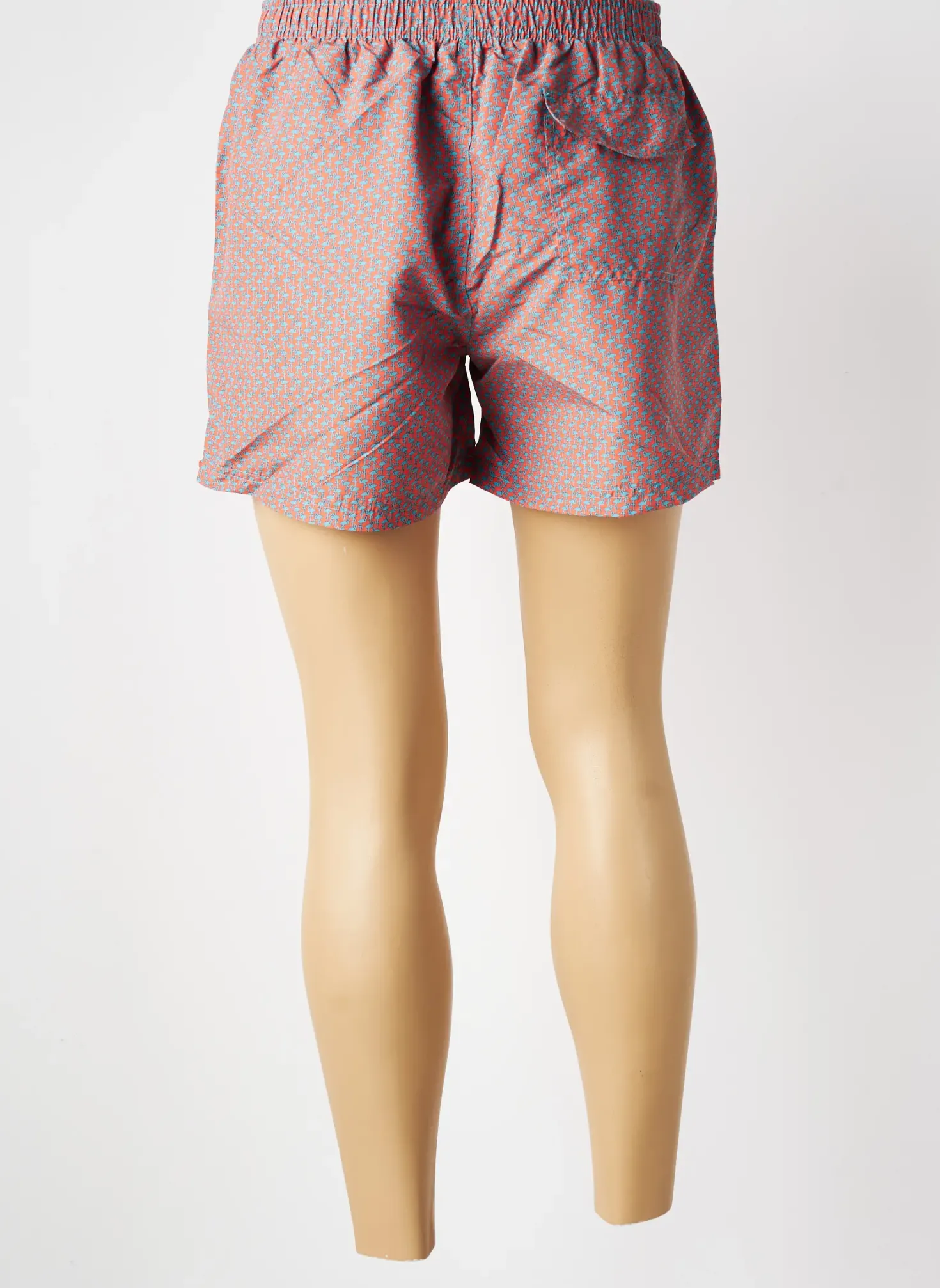 Short De Bain Lagon Bleu Orange