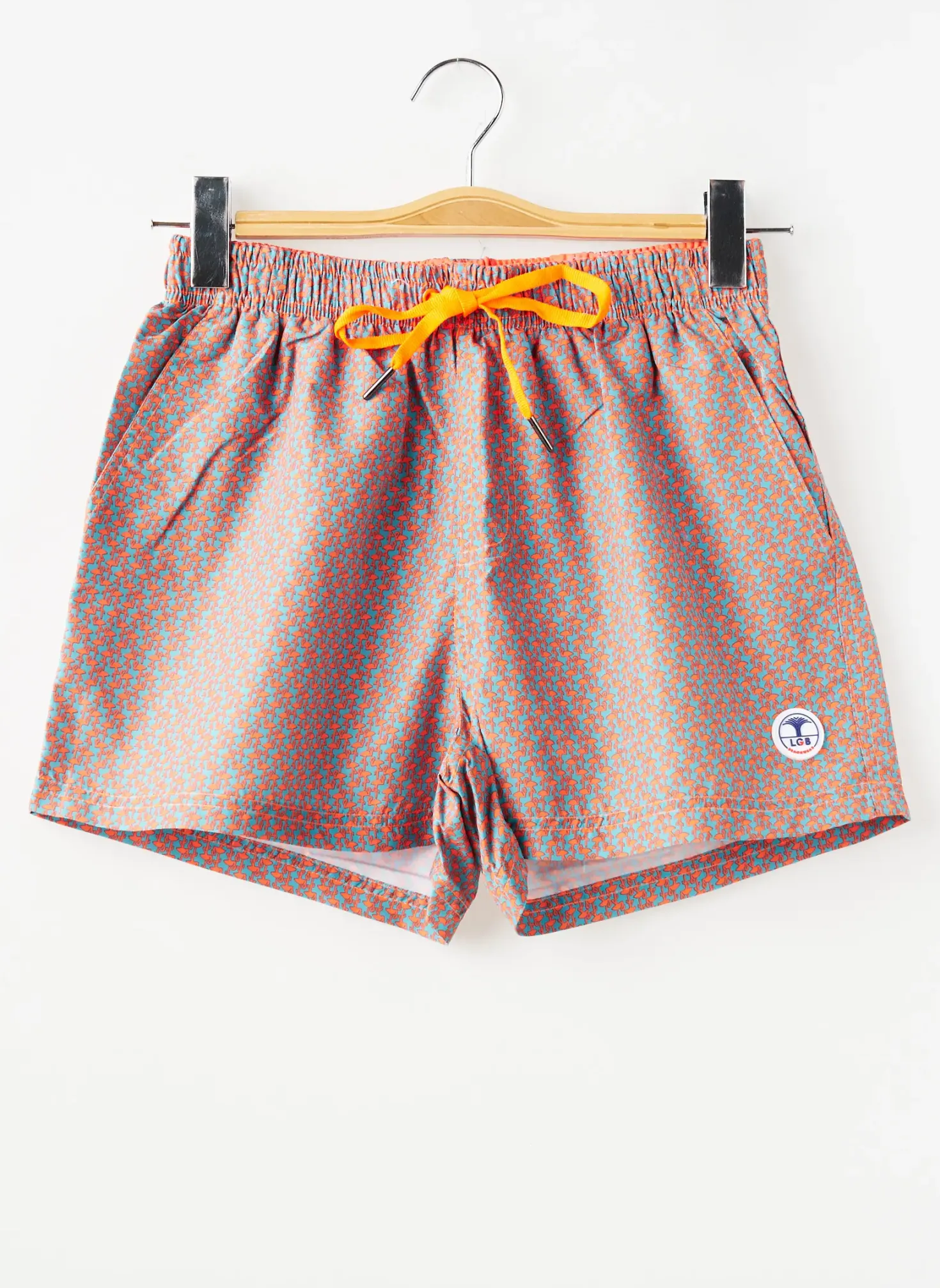 Short De Bain Lagon Bleu Orange