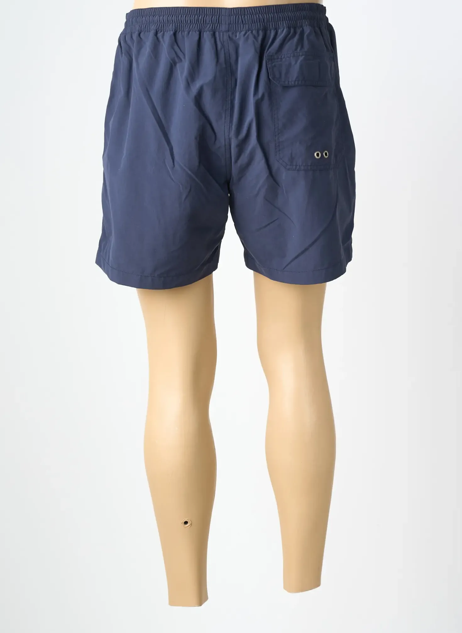 Short De Bain Mat De Misaine Bleu