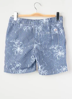 Short De Bain Petrol Industries Bleu