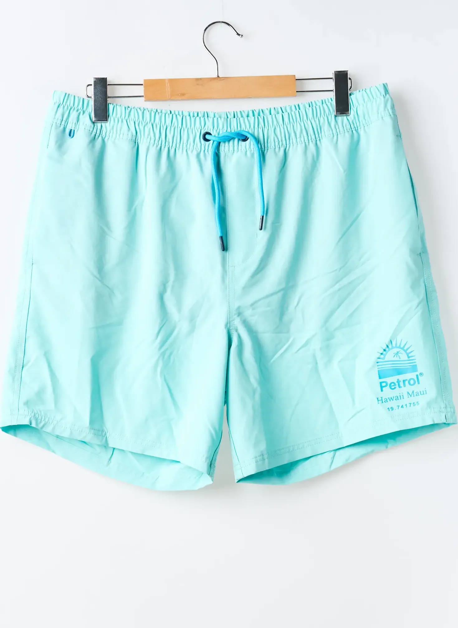 Short De Bain Petrol Industries Bleu