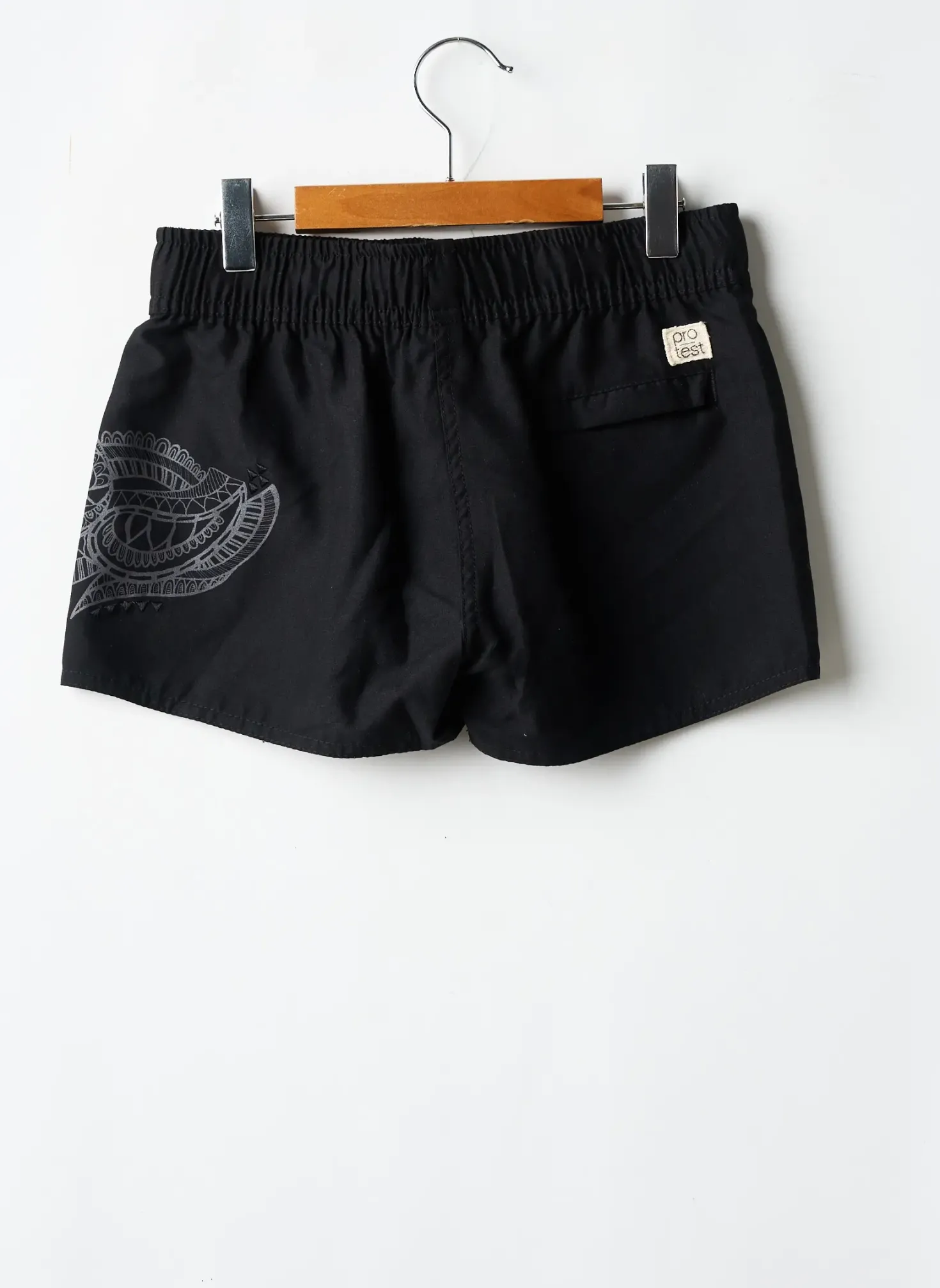 Short De Bain Protest Noir