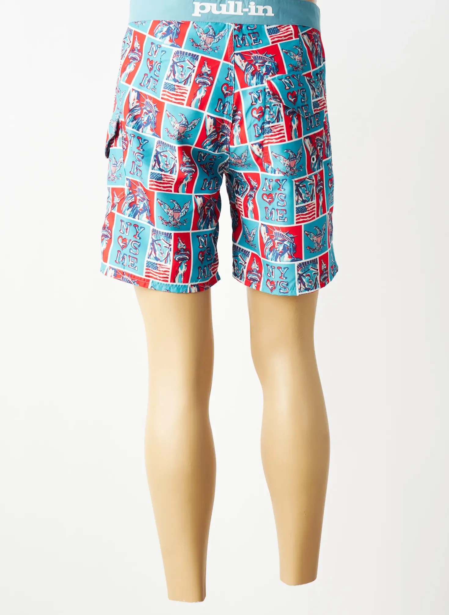 Short De Bain Pull In Bleu
