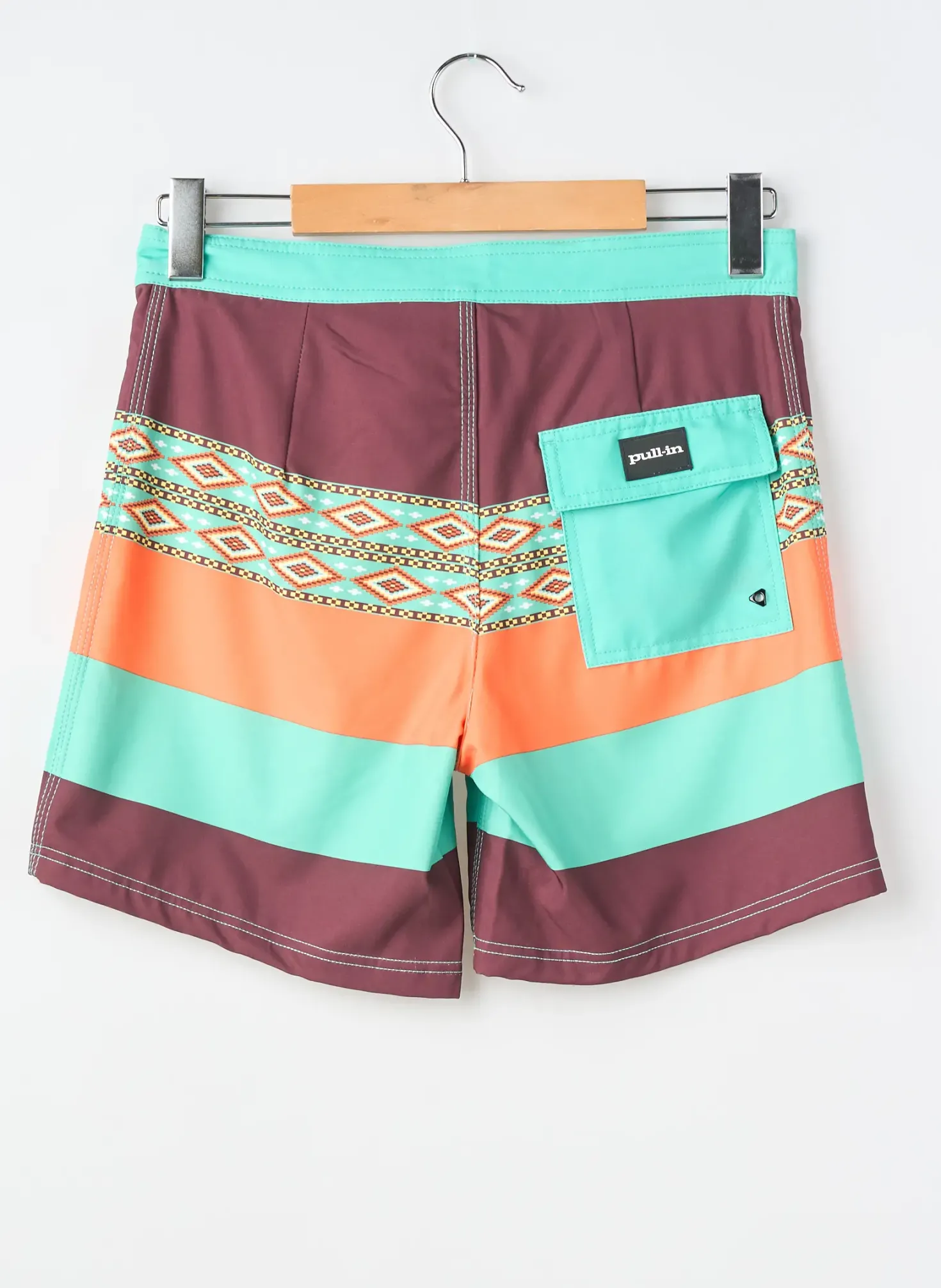 Short De Bain Pull In Marron