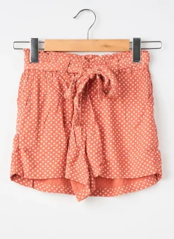 Short Garcia Orange Taille Élastique