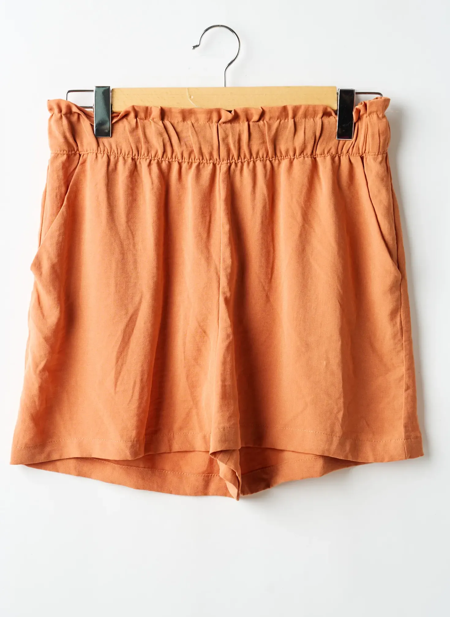 Short Jacqueline De Yong Marron Taille Haute