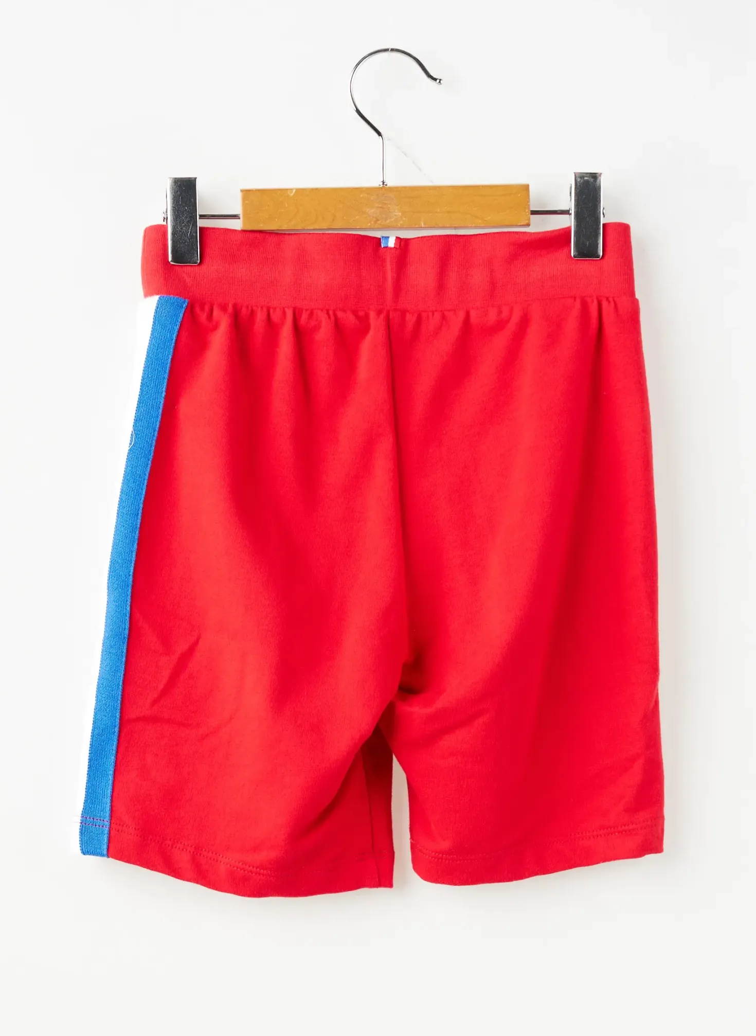Short Le Coq Sportif Rouge Taille Élastique