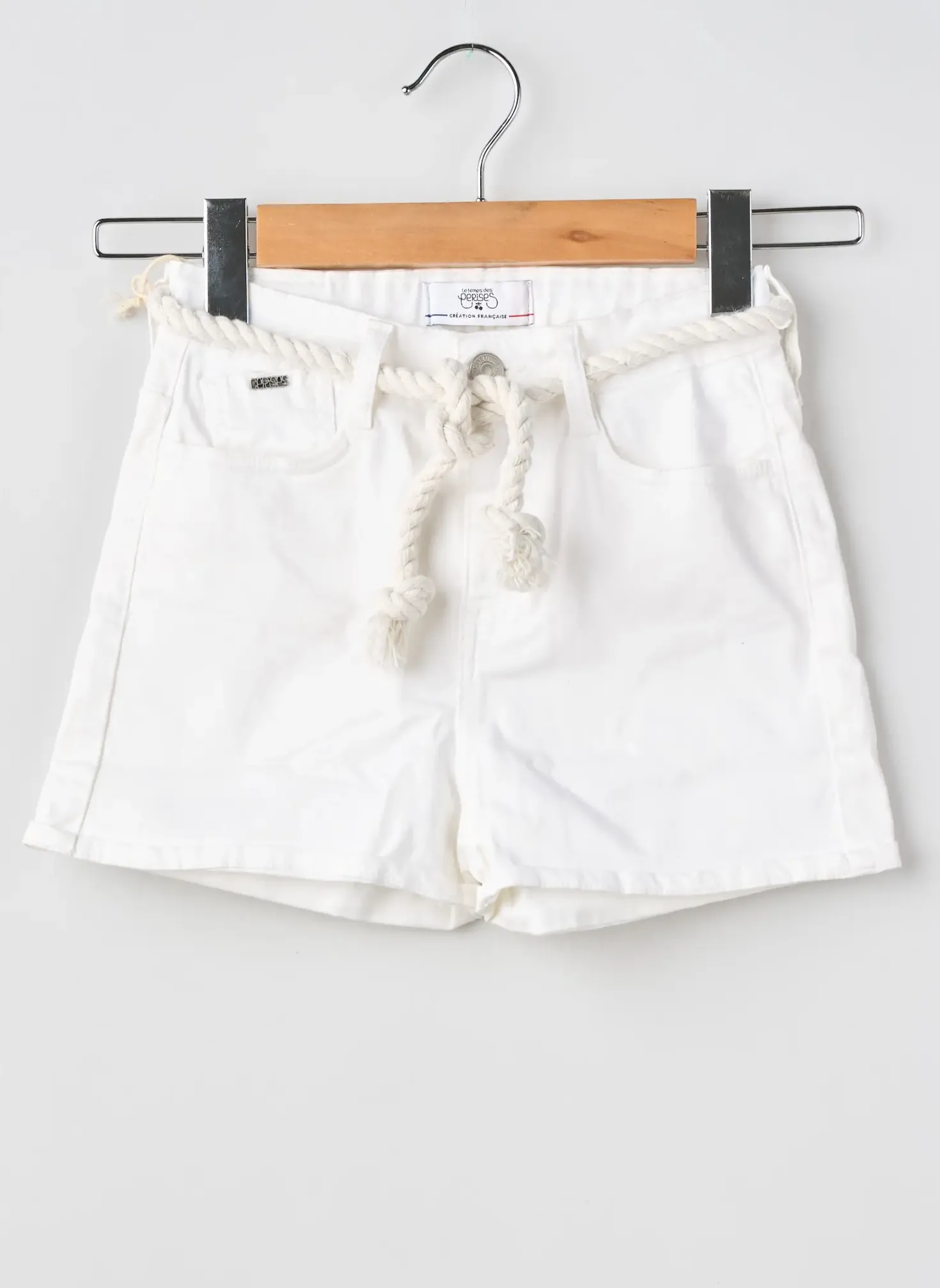 Short Le Temps Des Cerises Blanc