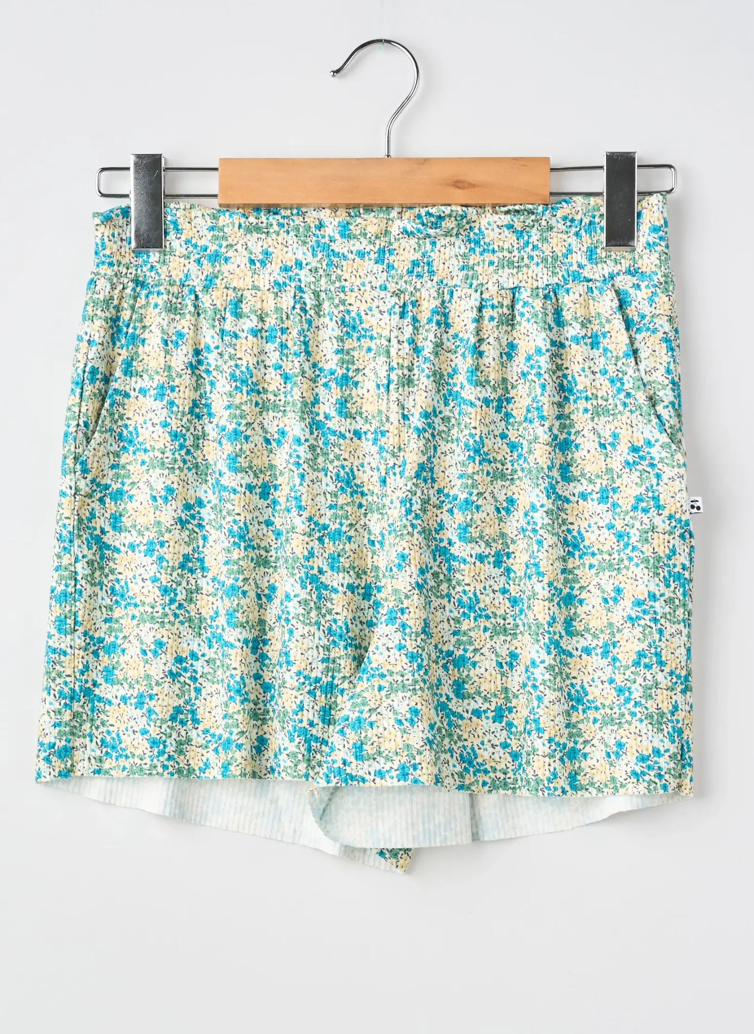 Short Le Temps Des Cerises Bleu Taille Élastique