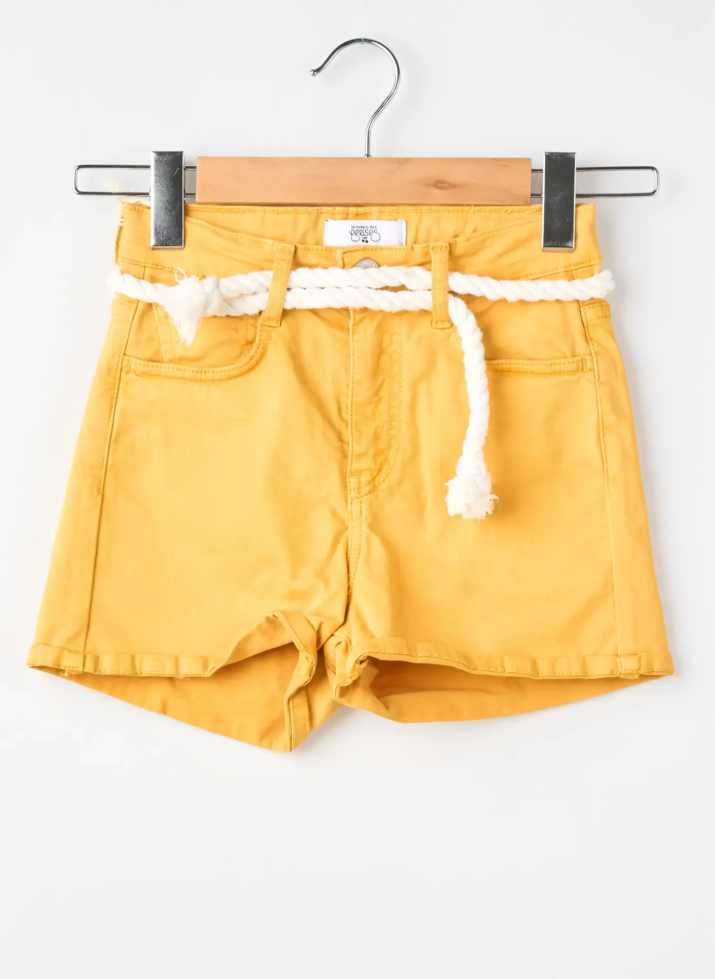 Short Le Temps Des Cerises Jaune
