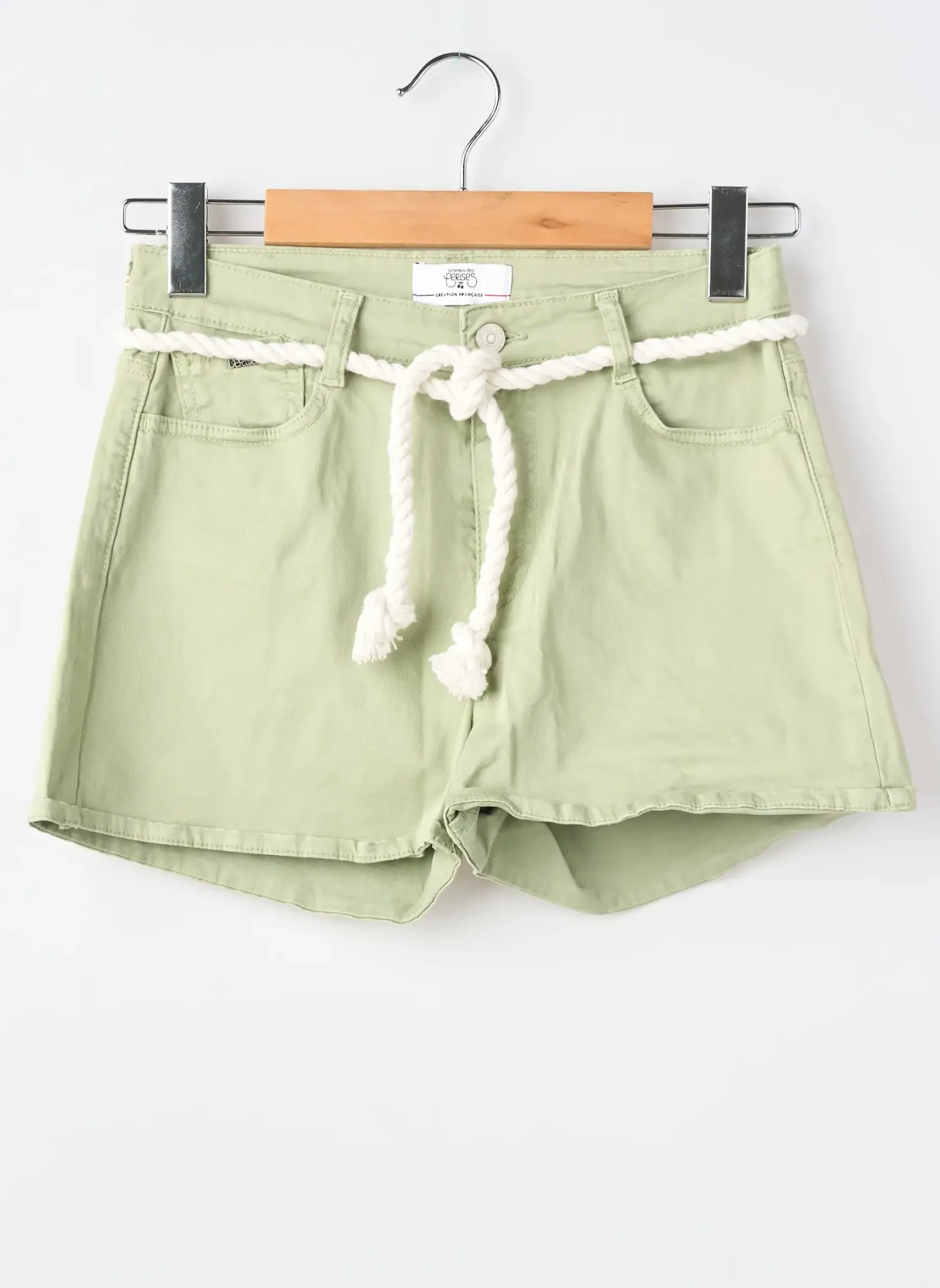 Short Le Temps Des Cerises Vert Clair