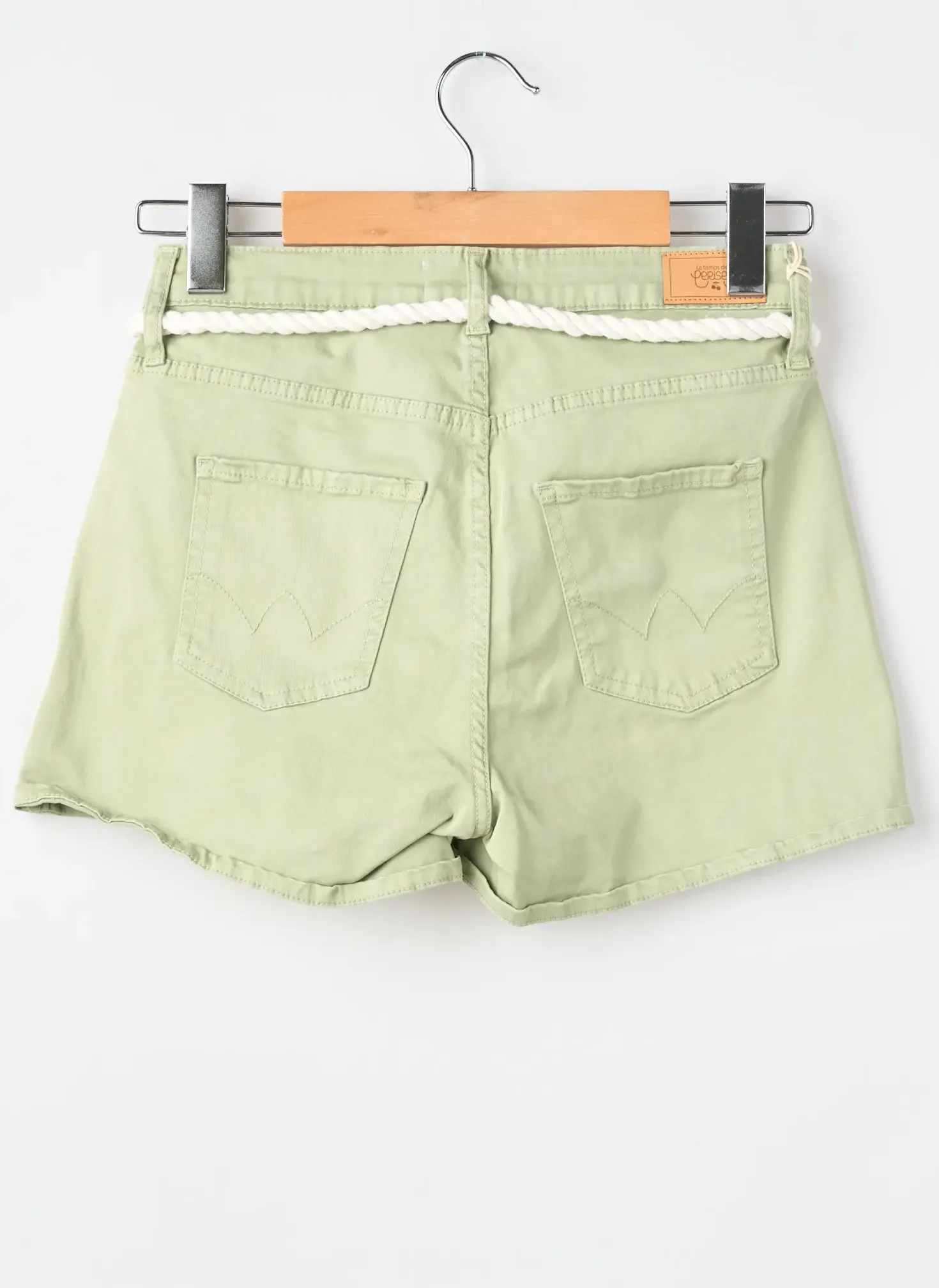 Short Le Temps Des Cerises Vert Clair