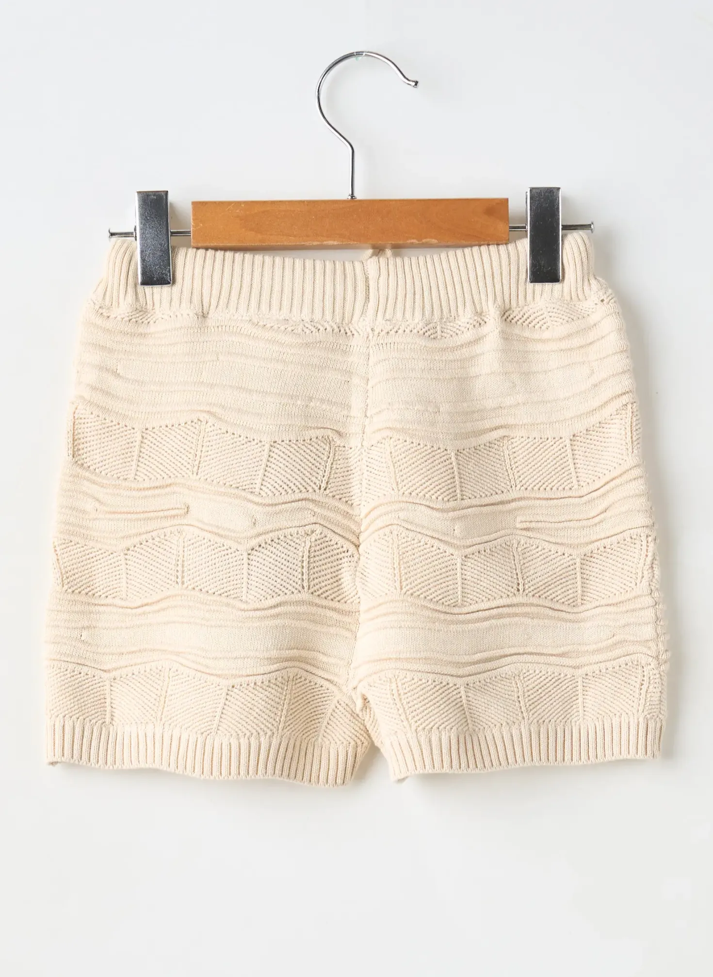 Short Levv Label Beige Taille Élastique