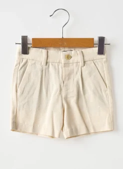 Short Mayoral Beige Taille À Pinces