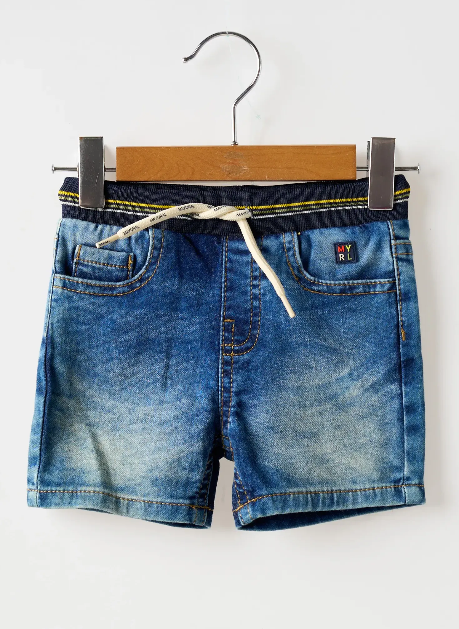 Short Mayoral Bleu Taille Élastique