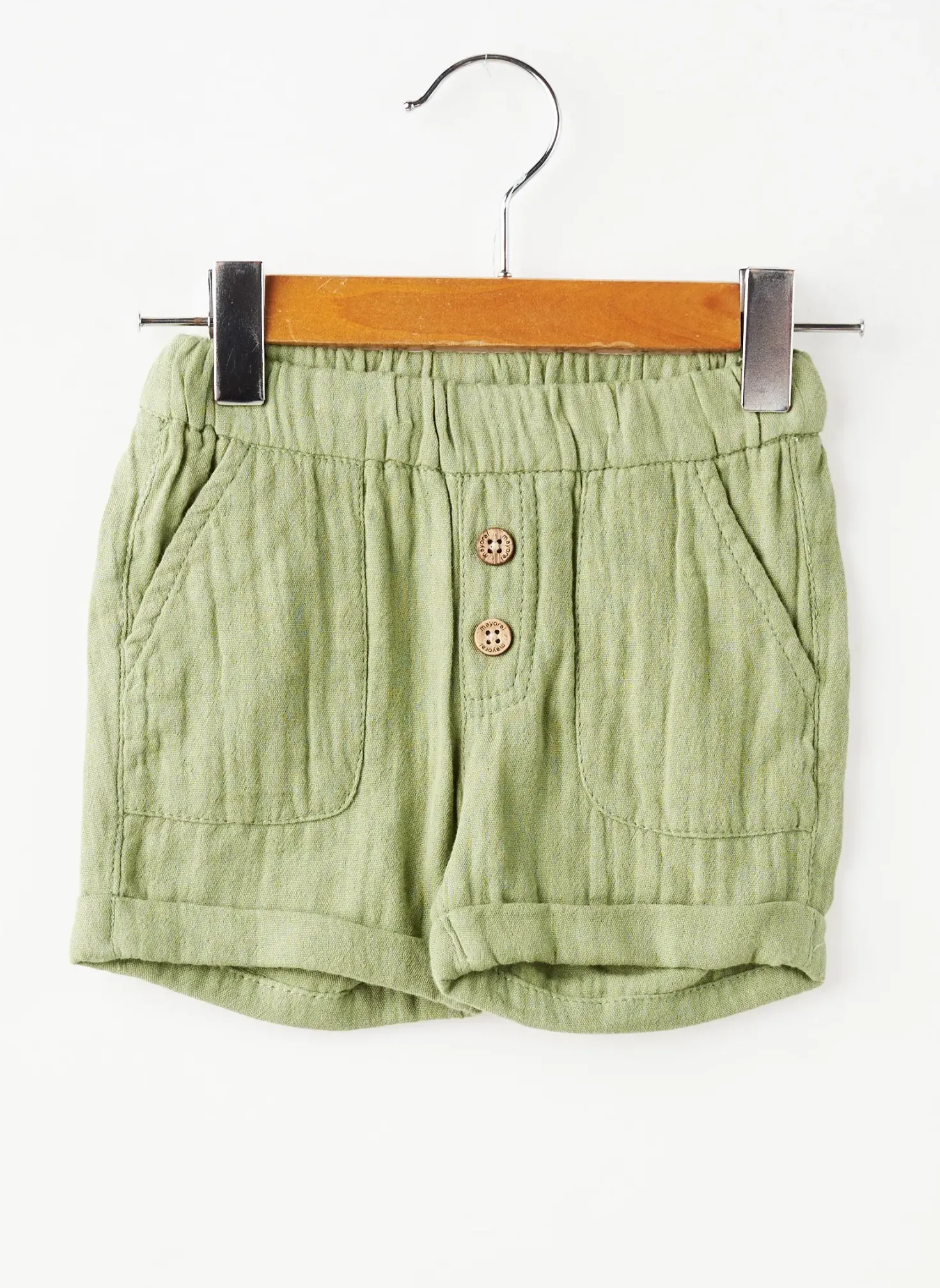 Short Mayoral Vert Taille Élastique