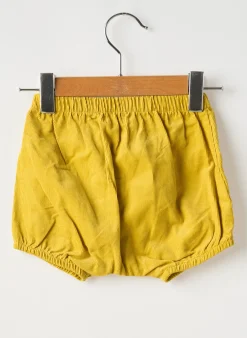 Short Moulin Roty Jaune Taille Élastique