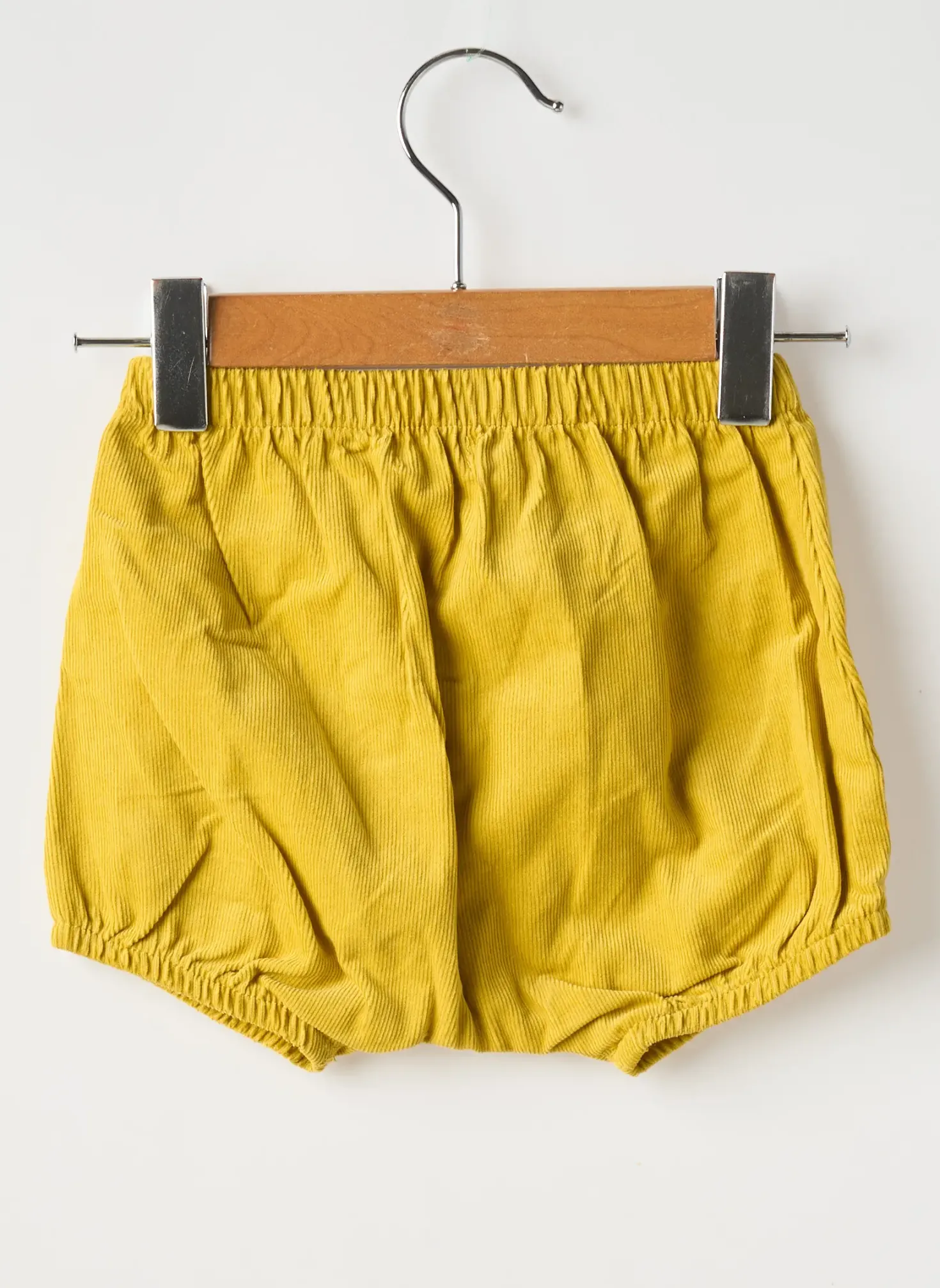 Short Moulin Roty Jaune Taille Élastique