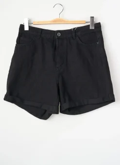 Short Only Noir Taille Haute